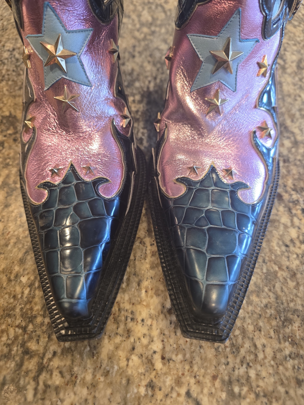 Christian Louboutin Kennywood Alta Cowboy Boots - Picture 3 of 8